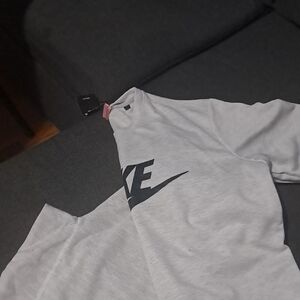 Nike Light Gray Crewneck Sweatshirt